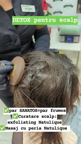 ✅ A fost facut un tratament pentru curatare in profunzime a scalpului cu produse organice Natulique. Efectuand un masaj capilar cu perie speciala, pentru a stimula circulatia sangelui la nivelul scalpului. #natuliquecolor #natuliqueromania #salonorganic #houseofbeauty #classparktargoviste 