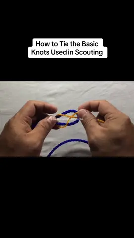 How to Tie the Basic Knots Used in Scouting #scouting #basicknotsinknottying #knottying #fyp #foryou #foryoupage #fypspotted 
