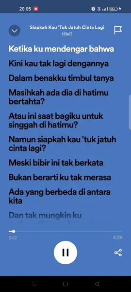 #siapkahkautukjatuhcintalagi #Hivi #spotify #fyp 