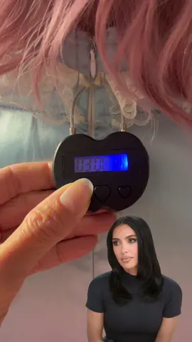 This is it! No 🔑 #timelock #timerlock #sissydress #sissyoutfit #sissyclip #zeitschloss 