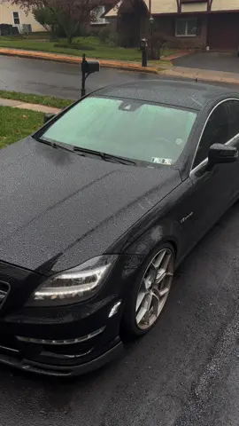 rainy aesthetic  #fyp #mercedes #cls #amg #rainysunday 