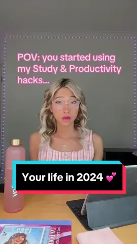 You are going to THRIVE in 2024 💻🧠✅💯 - Click (+) so I can help you make it happen 🙏🏼 #studyhacks #studytips #academiccomeback #studentlife #selfdevelopment #growthmindset 