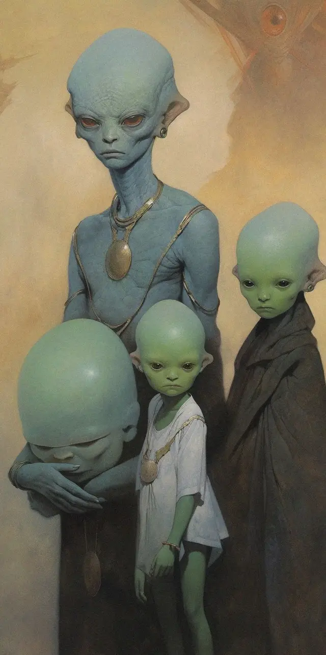 #alien #ai #aiart #midjourney 