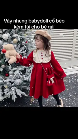 Váy nhung baby #xuhuongtiktok #viraltiktok #thoitrang #thudong2023 