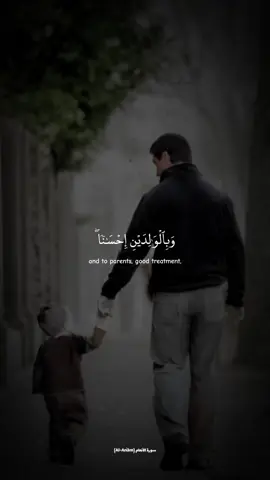 وبالوالدين إحسانًا 👨‍👩‍👧‍👦 | #سورة_الانعام للشيخ #المنشاوي #quran #shorts #viral #tiktok #وبالوالدين_إحسانا #مصر 