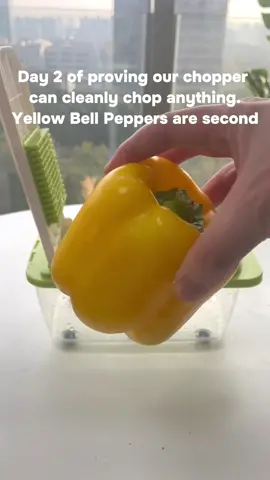 What else do you want chopper man to chop? #kitchengadgets #vegetablechopper #mealprep #kitchenmusthaves #kitexpert 