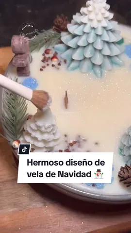 Inspírate en este hermoso diseño de vela de Navidad.Aprende y emprende con velas artesanales. #velas #velasdenavidad #christmascandles #manualidades #hechoamano #cursodevelas #emprendedesdecasa #parati #mexico #usa #colombia 