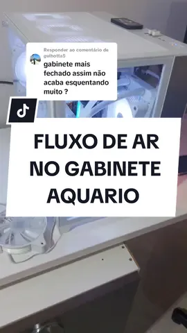 A responder a @guihotta5 #fanspc #airflowpc #setupgaming #montandopcgamer #pcgamer #pcorganizado #rgbsetupclub #pichau #watercooler #pcbarato #gabineteaquario #pcsetup 