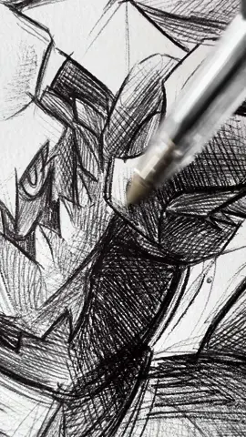 DARKRAI CON UN BOLÍGRAFO✒️✨ #pokemon #darkrai #dibujo #arte #artistsoftiktok #dibujo #sketch 