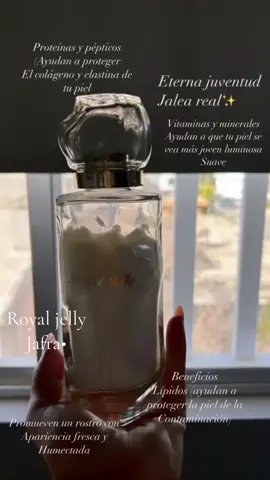 Alguna vez has querido probar la jalea real de jafra pero no sabes aue beneficios tiene eata ea tu señal #fypシ゚viral #fypage #fyp #royaljelly #jafracosmetics #jaframexico #skincare #lujosa 