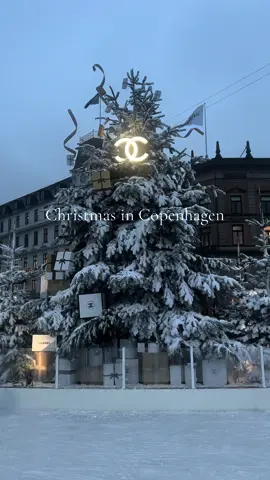 Christmas in Copenhagen⛄️🎄♥️ #winter #Copenhagen #chanel #fyp #christmas #denmark #cold #cozy #lights 
