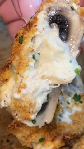 crab stuffed mushrooms 🤤  #stuffedmushrooms #holidayrecipe #holidayrecipes #sidedish  all you need ⬇️ - 10-12 jumbo white mushrooms - 1 block cream cheese, softened - 1 bunch chives or green onions, finely minced - 1-2 teaspoons Old Bay seasoning - Hot sauce, to taste - Dash of lemon juice - Salt and pepper, to taste - 2 tablespoons mayonnaise - 1 teaspoon mustard - Crab meat (quantity as desired) - Equal parts breadcrumbs and grated Parmesan cheese for coating Instructions: 	1.	Preparation of Mushrooms: 	•	Gently clean the mushrooms with a damp paper towel. 	•	Carefully remove the stems and set them aside. 	•	Place the mushroom caps in a microwave-safe dish and microwave for 1-3 minutes, depending on their size. 	•	After microwaving, pat the mushrooms dry with paper towels. 	2.	Prepare the Stuffing: 	•	In a bowl, mix together the softened cream cheese, finely minced chives or green onions, Old Bay seasoning, a dash of hot sauce, lemon juice, salt, and pepper. 	•	Add mayonnaise and mustard to the mixture and stir until well combined. 	•	Gently fold in the crab meat, being careful not to break it up too much. 	3.	Stuff the Mushrooms: 	•	Spoon the crab mixture into the mushroom caps, do not over fill.  	4.	Coating: 	•	In a separate bowl, mix equal parts breadcrumbs and grated Parmesan cheese. 	•	Dip the stuffed side of each mushroom into the breadcrumb and Parmesan mixture to coat. 	5.	Baking: 	•	Preheat the oven to 400°F. 	•	Arrange the stuffed mushrooms on a baking sheet. 	•	Bake for about 15-20 minutes or until the tops are golden and the mushrooms are tender. (I like to broil for the last 2 minutes). If you guys try them tag me so I can see 🔥😊