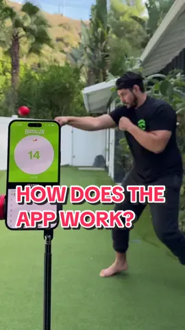 It’s not always the app! The app needs good punches to work! 🔥 20 hits in 5 seconds x2 times in a row with the Boxbollen App 🔥 #boxbollen #app #game #handeyecoordination #game #power #focus #boxball 