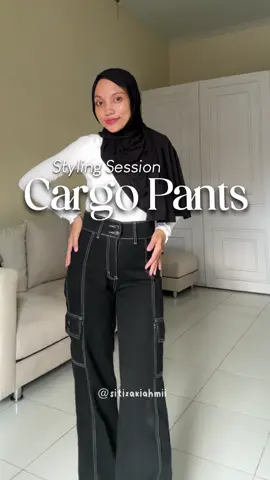 Suka banget celananya, bikin keliatan ramping  & jenjang 🥹🫰🏻#jiniso #cargowanita #cargojiniso #cargohighwaist 