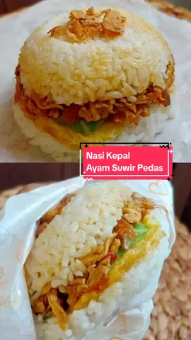 Nasi burger/nasi kepal lewat lagi nih, untuk kali ini, isiannya ayam suwir pedas. Nasi burger/kepal ini bisa juga untuk ide bekal anak sekolah, bekal kerja karena lebih praktis.  untuk bahan- bahannya sudah ada divideo ya. Selamat mencoba.... #nasiburger #nasikepal #resepnasiburger #nasicokotviral #idebekalanaksekolah #idebekalkerja #idejualanmodalkecil 