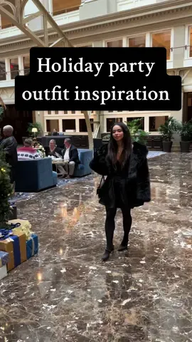 This is the perfect blacl dress for the holiday season @Oh Polly  #fashiontiktok #holidayoutfit #christmasoutfit #holidayoutfitideas  #holidayoutfits2023 #christmasoutfitideas #christmaspartyoutfit  #christmasdress  #ohpolly #ohpollydress  @WaldorfAstoriaHotel 