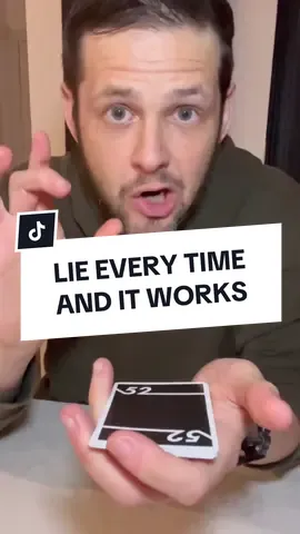 Lie Every Time and it Works? 🤯 Amazing Self Working Trick #cardtrick #selfworkingcardtrick #tutorial #learnfromme #tutorials 
