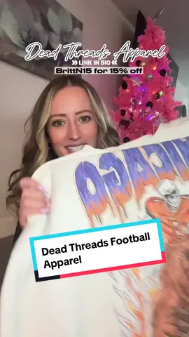 Obsessed with my new @Dead Threads sweatshirts! So cool and unique! #deadthreads #deadthreadsapparel #footballapparel #football #sports #denverbroncos #chicagobears #discountcode 