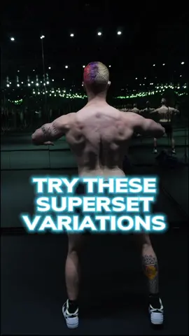 Super Sets are the OG time efficient way to condense your workout volume into a manageable timeframe. •OPPOSING MUSCLE GROUPS - Complete 2 exercises back to back, or with a short rest, that work different muscle groups (Push & Pull) •COMPOUND + ISOLATION - Pick a compound exercise (one that uses multiple muscles) then follow it up with an exercise that isolates one of the muscles in the first exercise (DB Bench + DB Chest Flyes) •STABLE + BALANCE - Pick an exercise that you can perform completely stabilized and then pair it with a variation of that motion but in a less stable position (Chest Supporter Row + Bent-Over DB Row) #GymTok #Bodybuilding #UpperBodyWorkout #Glutes #GlutesWorkout #Dallas 