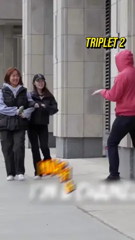 We wore different coloured sweaters and tripped them out so hard! 😂 #prank 