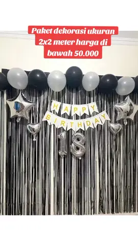 Yang belum punya mau ultah wajib beli guizeee #dekorasiulangtahun #dekorasiulangtahunmurah #dekorasiulangtahunanak #balon #tiraifoil #ulangtahunku 