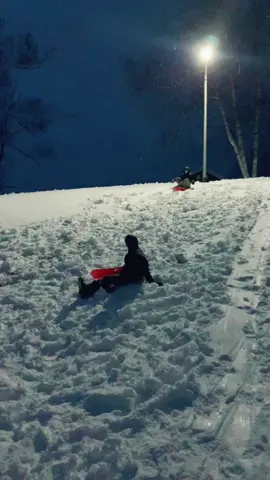 #snowfall #vermont #sledding #brothersister 