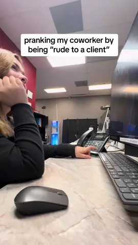 can you tell we take our customer service seriously?😂😂  #fyp #viral #prankcall #coworkersbelike #coworker 