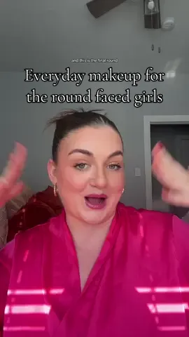 Replying to @sunnyvannah everyday makeup for the round faced girls 🫶 #roundfacemakeup #roundfacecontour #midsizemakeup #curvytiktok 