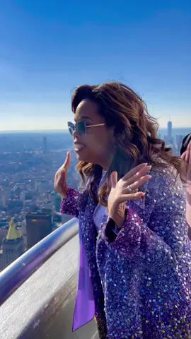 Getting #TheColorPurple message by any means necessary @Empire State Building  