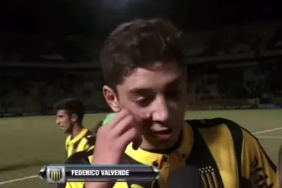Fede Valverde’s funny voice as a kid after a match 😂 #football #Soccer #valverde #realmadrid #foryoupage 
