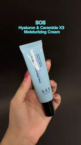 SOS Moisturizing Cream ครีมสำหรับคนที่ผิวอ่อนแอ ช่วยให้ผิวกระชับและลดการอักเสบของผิว🩵🩵 ##konvy##คอนวี่##คอนวี่ดูแลทุกเรื่องความสวย#แค่สั่งคอนวี่ส่ง 