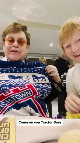 wrapping with @Elton John 