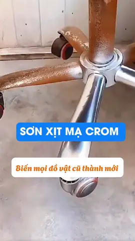 Có ngay đồ mới sang trọng mà không tốn tiền mua. Chai xịt mạ crom các bác nhé #chaixit #macrom #xitmacrome #giadungtienich #giadungtienich123 #sonxitmabac 