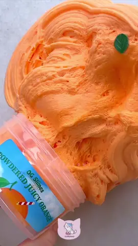 Replying to @carolinacrawdads super sizzly slime inflation asmr! it traps so much air 🫶🏻🍊 powdered juicy orange after mixing from @og slimes ☻  #slime #asmr #satisfying #sizzle #tingles #relax #squish #slimereview #fluffy 