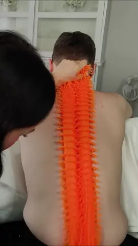 Very flexible orange spine #asmr #femaleasmr #asmrsounds 
