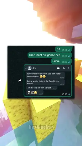 Oma lacht über den Tod vom Vater #lustig #chatverlauf #lustigechats 