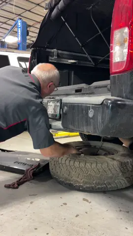 PSA to my fellow truck owners! Don’t neglect your spare tire! Ask for it it be checked occasionally when you’re in for service. Pro tip: re-install it the opposite way so the valve stem is facing down for easier checks in the future. It’ll get a little off balance when reeling it in if you do it that way, but once it’s up there it’s still secure! Don’t get caught with a damaged or deflated skate when you need it!  . . . #truck #trucks #nissantrucks #nissanfrontier #nissanfrontieroffroad #nissanfrontier4x4 #nissanfrontierpro4x #frontier #nissan #nissanlove #nissanlovers #nissanlover #nissanusa #nissanservice #nissannation #greeley #greeleyco #greeleycolorado #loveland #longmont #boulder #denver #fortcollins #colorado #coloradical #offroad #offroading #4x4 