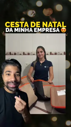 Cesta de Natal da minha empresa 😍