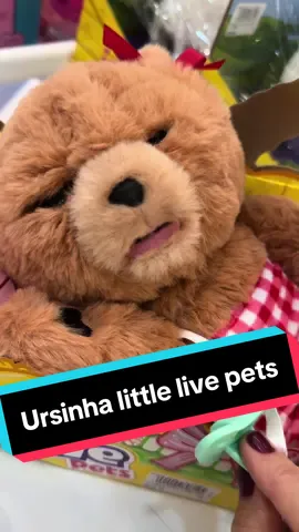 🥺🤏🏼 genteeee e o tanto que a gente amouuuu ?! 🩷🩷🩷  Ela tem 25 sons e reações! essa lindeza ja esta disponivel em nossas lojas fisicas e site ! #lojadebrinquedo #lojadebrinquedos #brinquedos #brinquedo #ursinha 