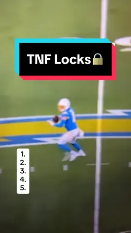 Best Bets For Thursday Night Football🔒#nfl #fantasyfootball #fantasyfootballtips #fyp 
