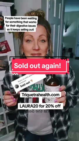 Replying to @seth_edwrds It sells out almost every single day! I hope this helps!! If you decide to order please keep us posted. We are in this journey together! #guthealth #howtofixyourgut #constipation #christmasshopping #SelfCare #triquetrasupplements #triquetrahealth #guttok #florabiome @Triquetra #tiktokshopholidaydeals 
