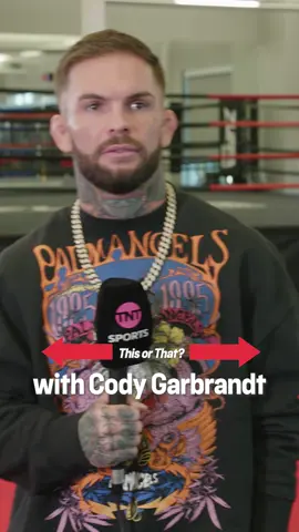 This or That: with Cody Garbrandt ❌❤️ #UFC296 | Saturday | TNT Sports Box Office #UFC #MMA #CodyGarbrandt #Thisorthat #wouldyourather #fun #game #garbrandt #ko #fighter 