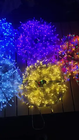 Cắm điện 80m Bộ dây đèn led nhiều màu sắc trang trí ngoài trời #daydenled #denledthongminh #tet2024 #xuhuong 