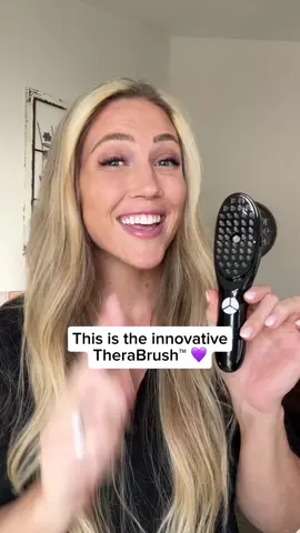 The innovative brush that restores yoir hair in 15 minutes per day 💜 #hair #haircare #hairtok #hairtransformation #hairstyle #hairgrowth #hairrestoration #haircareroutine #therabrush 
