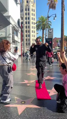 Today we wont to Hollywood to show that anyone can be a star🥰✨(song “you” by okay) #fyp #newmusic #hollywood #walkoffame 