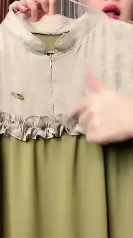 MY VILOVA - Sabrina Dress Mix Shiny Silk Dress Lengan Lonceng Bahan Crinkle Airflow #fashion #fyp #bajuwanita 