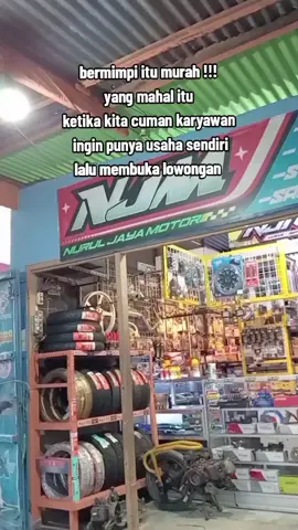 semangat berproses #usahasendiri #bengkelmotor 