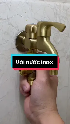 Vòi nước inox 304 2 đầu xả màu vàng gold siêu bền đẹp. #GamingOnTikTok #giadinhviet #giadungtienich #dogiadunhthongminh #voinuocinox304 #voinuocinox2dau #xuhuong 