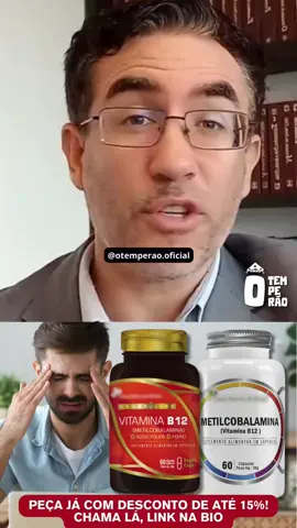 Descubra o segredo para um sistema nervoso saudável e energia duradoura!  💥 A metilcobalamina, a forma ativa da vitamina B12, é a chave para a sua vitalidade!  🌟 Fortalece seus glóbulos vermelhos, impulsiona o metabolismo celular e suporta uma mente afiada.  ✨✨ E a melhor parte? Você pode experimentar esses benefícios agora mesmo com até 15% de desconto! 🎉  Dê um upgrade na sua saúde hoje mesmo - clique no link da bio para descobrir mais! 👆 📦Peça agora mesmo, envio para todo o Brasil 🇧🇷 #metilcobalamina  #vitaminab12  #saúdetotal  #CérebroSaudável  #Suplementos  #produtosnaturais  #foco #viral #tiktok #fy