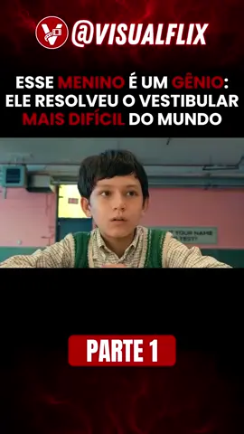 Esse menino é um gênio: Ele resolveu o vestibular mais difícil do mundo. #filmes #series #pravoce 